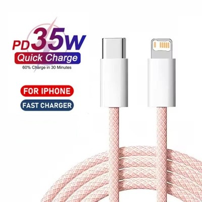 35W Fast Charge PD Cable For iPhone 13 14 Pro Max 11 12 mini X XR XS Max 7 8