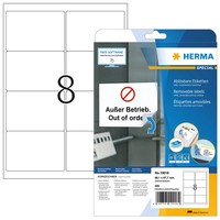 Herma Universal-Etiketten Special, 99,1 X 67,7 Mm, Weiß 1 Bis 40 Stk Spare 46%