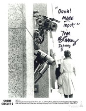 Tim Blaney signed 8x10 Photo Johnny Five Short Circuit 2