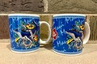 HILO HATTIE  2002 Island Heritage Maui Hawaii Blue Whale w/Lei  Mug Set of 2 — photo 1