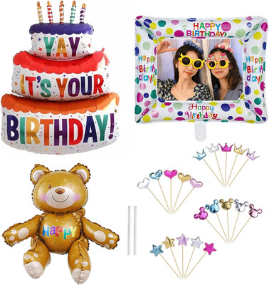 25 Stück Fotobox Accessoires, Party Zubehör, Party Gadgets Geburtstag, Party Acc