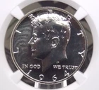 1964 PROOF Kennedy SILVER Half Dollar 50c NGC PF69 #015 Gem Proof ECC&C, Inc.