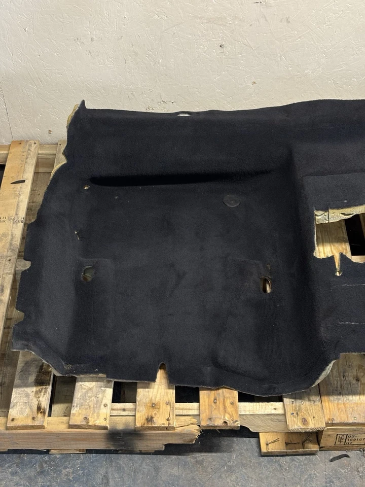 Cubierta de piso interior alfombra negra trasera BMW 2000-06 E46 cupé OEM 51478231334 Foto 2 de 4