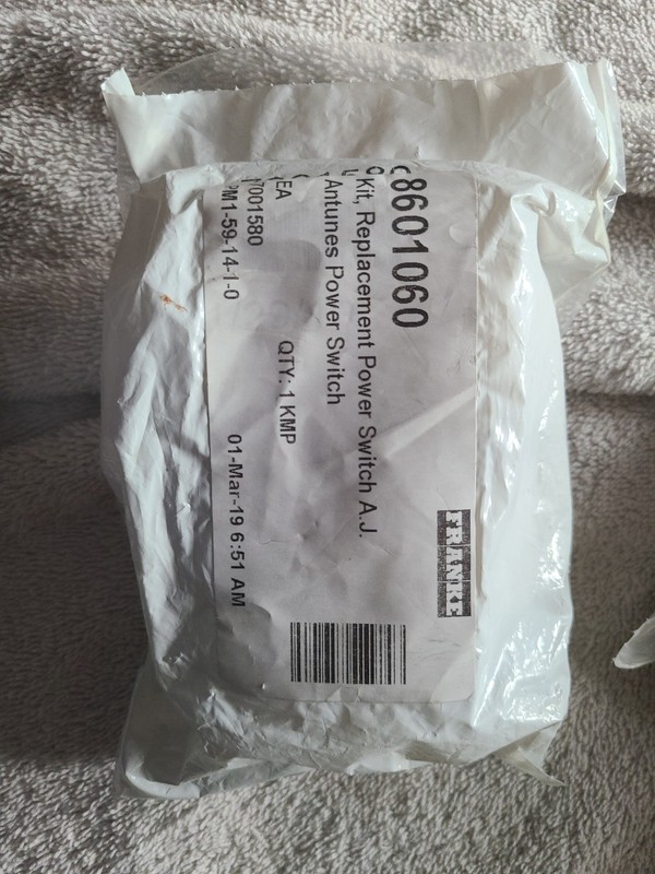 KIT REPLACEMENT POWER SWITCH 8601060 - Genuine OEM Replacement Part