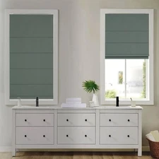 Changshade CUSTOM CUT Window Blinds Cordless Roller Blinds Roman Shades-4colors