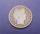 Circulated 1904-S Barber Half Dollar