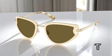 TORY BURCH TY6115 334673 Ivory Ochre 53 mm Women's Sunglasses