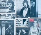 BRUCE SPRINGSTEEN 1973 - 1978 Magazine CLIPPINGS Cuttings LOT