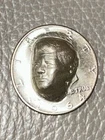 1964 Kennedy half dollar- 3D raised head- 90% silver Coin-Collectible