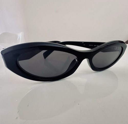 PRADA Symbole Oval Cat Damen Sonnenbrille PR 26ZS 16K08Z schwarz dunkelgrau ORIGINAL - Bild 19 von 24