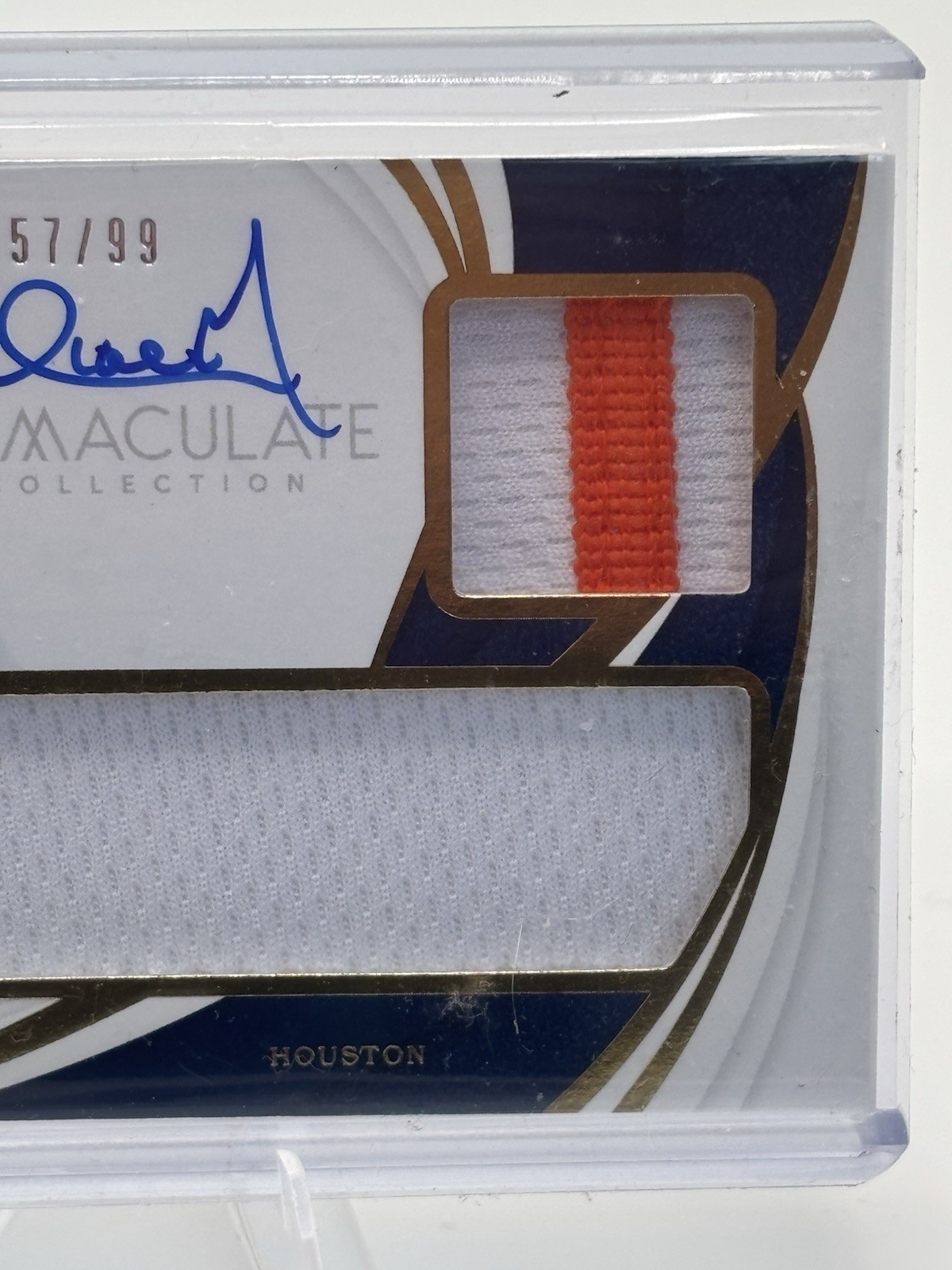 2019 Panini Immaculate Cionel Perez RPA Auto Patch /99 RC Astros Game Worn MLB view 7
