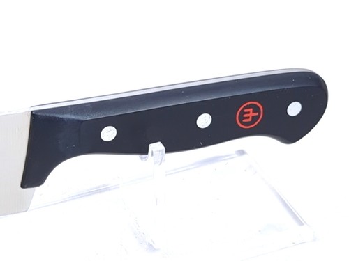WUSTHOF GOURMET 8" CHEF'S KNIFE, Stainless Steel, Black Triple-Rivet Handle, NEW - Picture 6 of 20