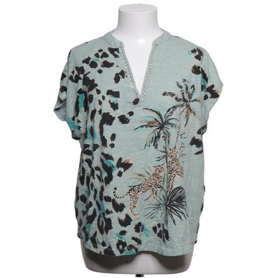 Love & Roses, T-shirt, Größe: 46, model: f17-031, Grün/Mehrfarbig #X5L