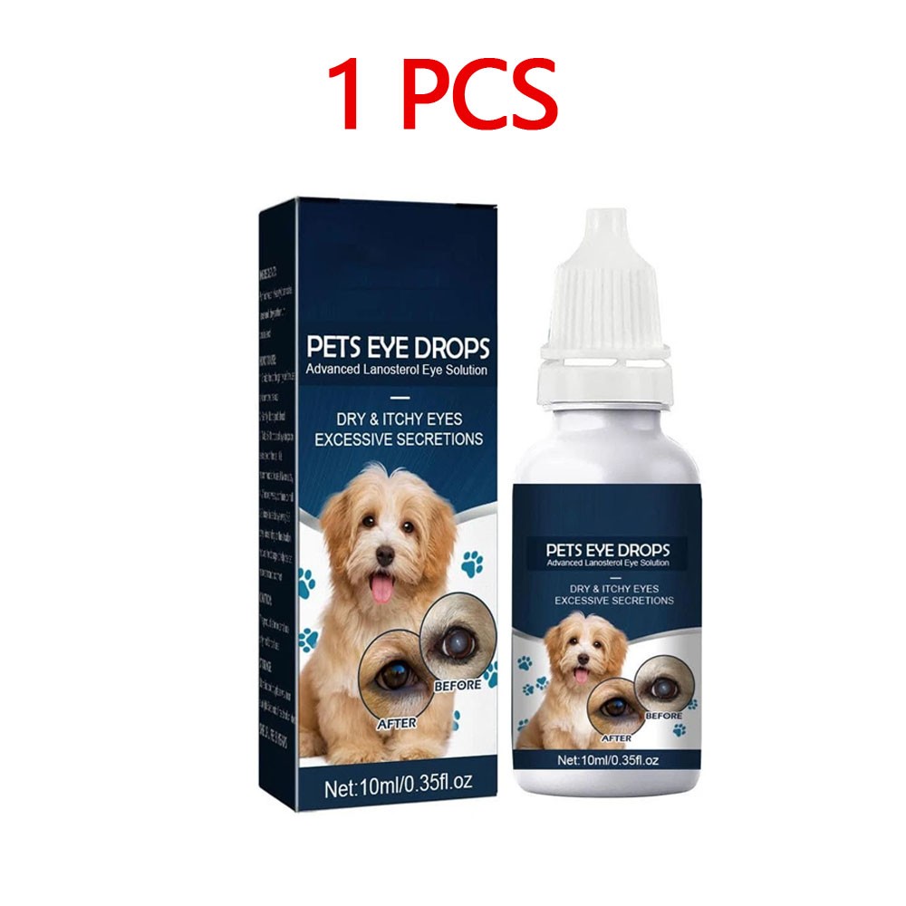 Eye Drops for Pets Bacterial,Viral and Fungal & Infections Dog Cat Treatment US
