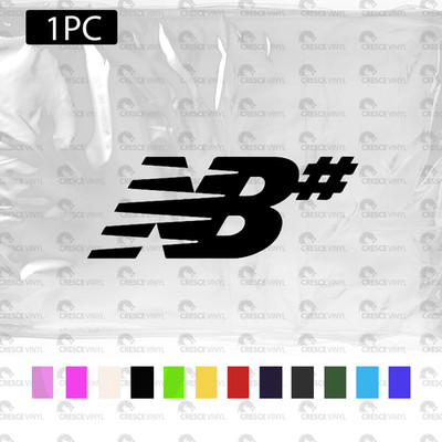 New Balance  Iron On Vinyl Decal Heat Transfer HTV for Clothing