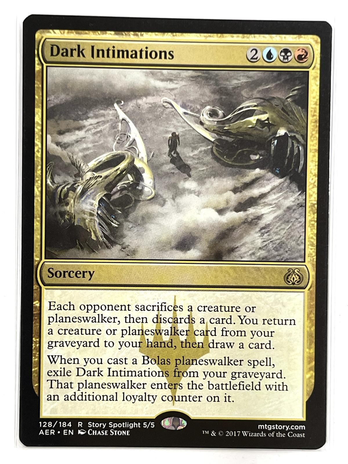 Dark Intimations 128 Rare Aether Revolt Magic: The Gathering NM
