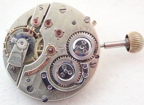 ANTIQUE SWISS LONGINES 44mm HUNTER POCKET WATCH MOVEMENT