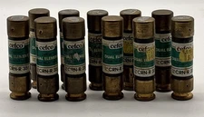 11- Cefco CRN-R 35 Amp Fuses Dual Element Time Delay.  New Untested