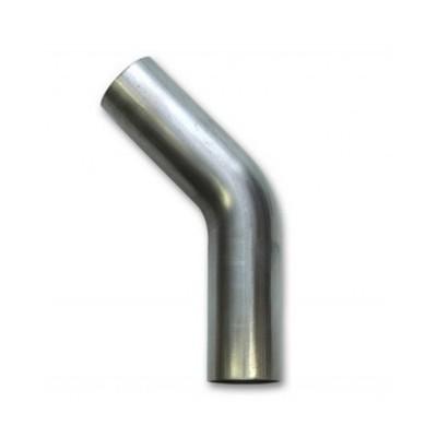 Vibrant For 1.875in O.D. T304 SS 45 deg Mandrel Bend 6in x 6in Leg Lengths