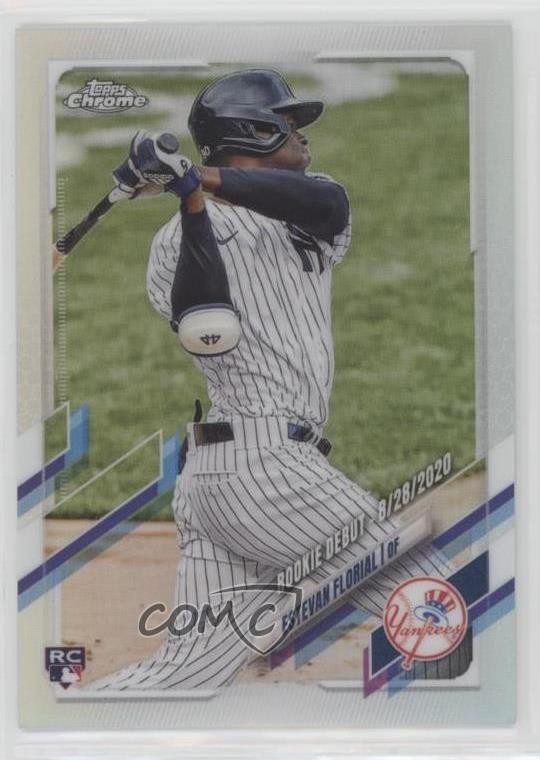 2021 Topps Chrome Update Target Rookie Debut Refractor /250 Estevan Florial 05qp