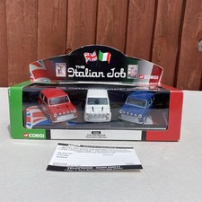 Corgi 05506 the Italian Job Three-Piece Mini Set Diecast Vehicles 1.36 Scale