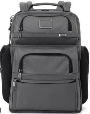 NWOT Tumi Alpha 3 Brief Pack Backpack In Rock Grey. Never Used. MSRP: $695!