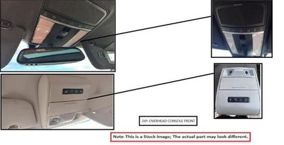 BLK OVERHEAD CONSOLE OEM 16-21 JEEP GRANDCHER 1XL271SFAE
