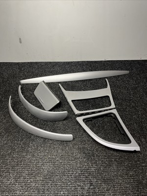   08-13 OEM BMW E82 E88 135 Aluminum Glacier Silver Dash Door Interior Trim SET