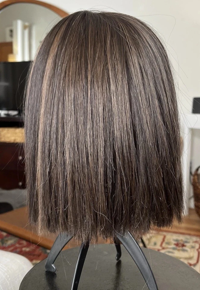 BELLE TRESS Santa Monica Lace-Front Wig/ Triple Chocolate/ Left Mono Part - Image 2 of 4