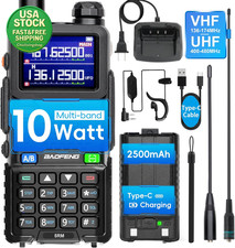 Radio Walkie Talkie 5RM 10W Antena De 15.12 Pulgadas NOAA Camping 999