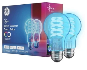 GE CYNC A19 Smart LED Light Bulbs. A8