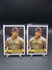 2025 Topps Heritage Chrome #105 Michael King San Diego Padres (2) Cards