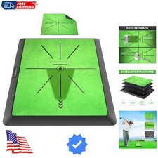 Golf Hitting Mat, Golf Training Mat for Swing Path Feedback Detection Batting...
