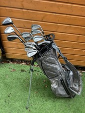 Nice Starter Set Of Golf Clubs Including Callaway Maxfli With Ouul Bag