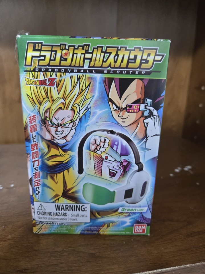 DragonBall Z Scouter Headset Soundless Version: Green Lens New In Box ...
