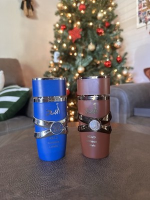 (Bundle Pack) Asad Zanzibar 3.4oz + Asad Bourbon Perfume EDP - Lattafa
