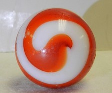 21049m Huge 1.17 Inches Vintage Yasuda Glass Transitional Marble