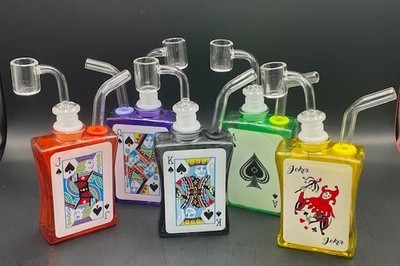 7 Inch Juice Box Tobacco Water Pipes 15 variations from MUST LQQK