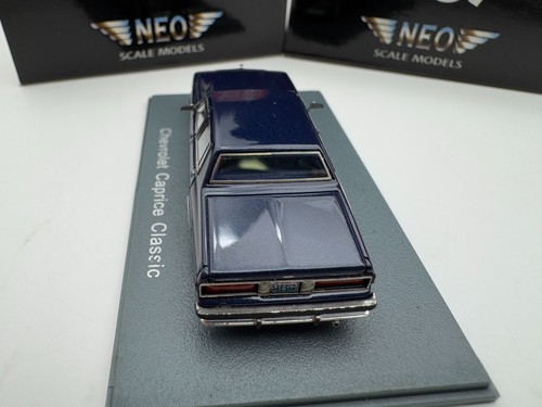 #71 Neo 1/87 Chevrolet Caprice Classic Blue - Picture 5 of 6