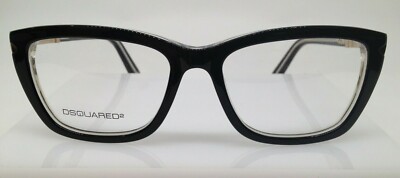 DSQUARED2 DQ5134 003 Black Gold Color Eyeglasses Frame 52-16-140 DQ 5134 RX