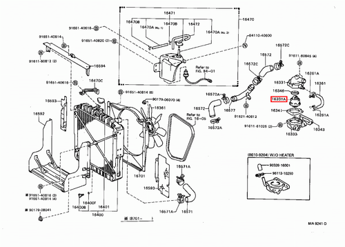 Genuine Toyota LandCruiser 60 45 40 Series FJ 2F 4.2 Petrol Thermostat - Picture 7 of 20