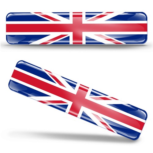 3D Dome Stickers Decals UK Union Jack National United Kingdom Great