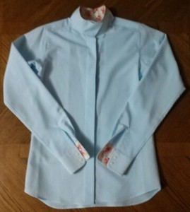 Essex Classics Performance English show shirt light blue youth child 16