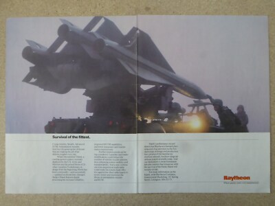 5/1987 PUB RAYTHEON HAWK MISSILE AIR DEFENSE SYSTEM ORIGINAL ANZEIGE