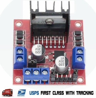 L298N Dual H Bridge DC Stepper Motor Drive Controller Board Module for Arduino