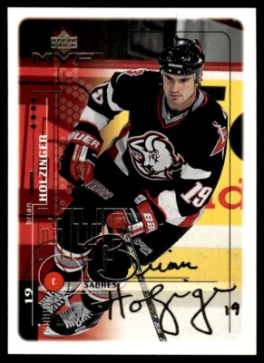 1998-99 Upper Deck MVP Gold Script Brian Holzinger /100 Sabres #20 *Noles2148*