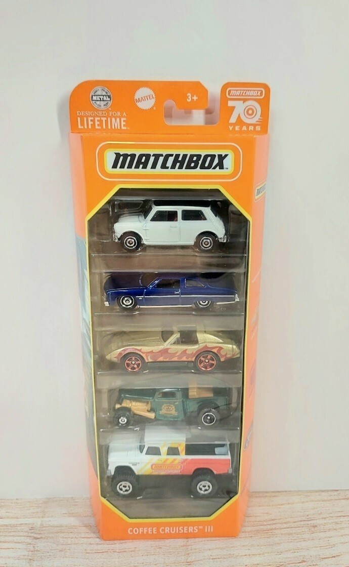 Matchbox COFFEE CRUISERS III 5-Pack Caprice Corvette T-Top '35