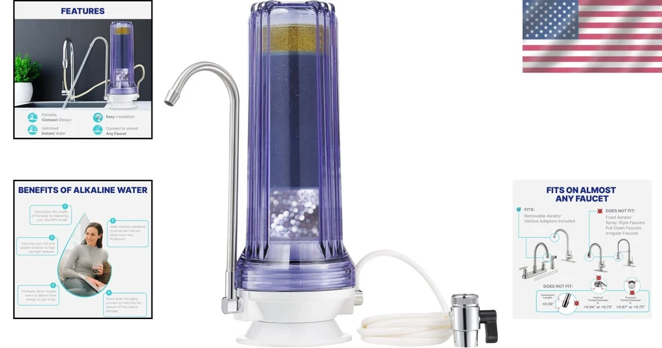 Portable 8-Stage Drinking Water Filtration System - Ideal for Home & Travel - Image 2 of 4