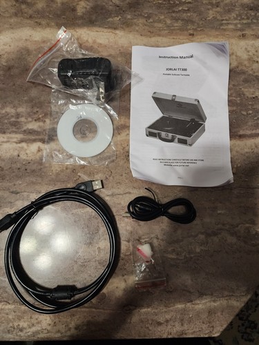Tocadiscos portátil Jorlai 3 velocidades blanco. Bluetooth Openbox ¡LEE!¡! - Imagen 8 de 9