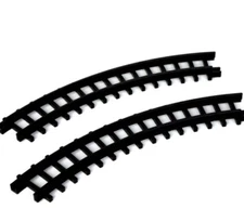 Lemax  Railroad & Trolley Curved  Track -2 Pack Holiday Village Add On